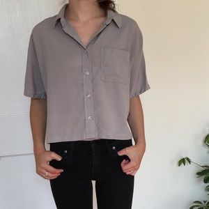 Thread + Supply Cropped Button Up